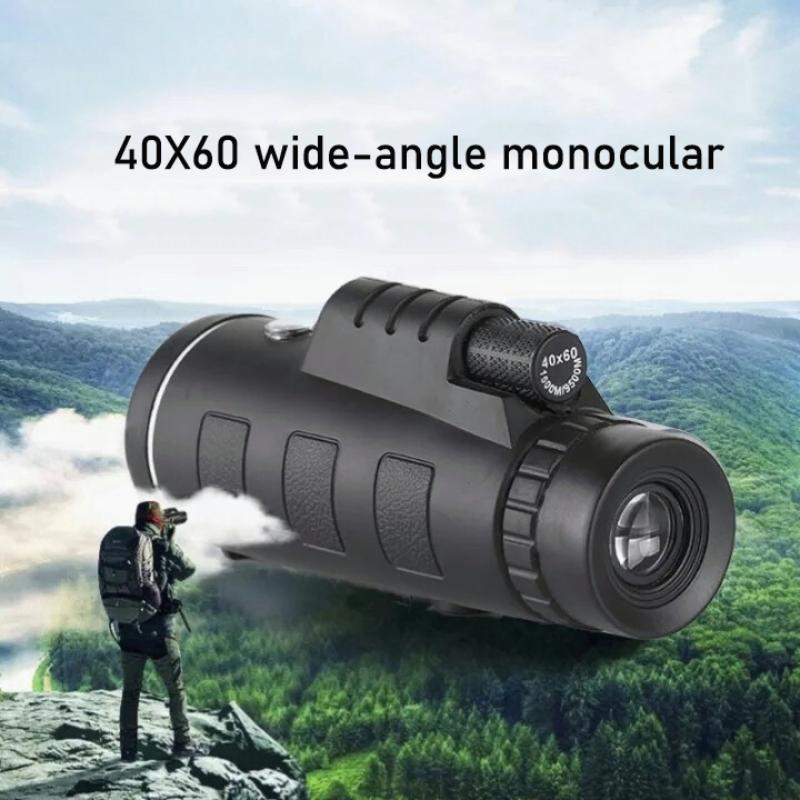 Outdoor Adventure Images - Telescopio Monocular Portátil 40x60 con Alcance