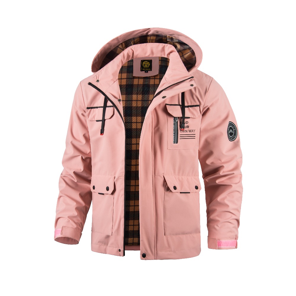 Outdoor Adventure Windbreaker - Chaqueta Casual de Primavera y Otoño