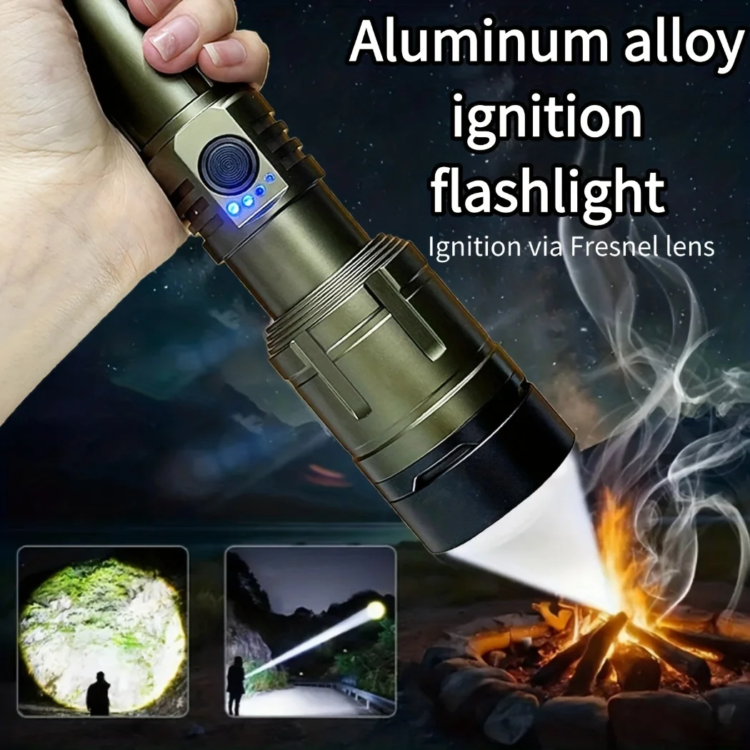 Outdoor Adventure Inc - Linterna Potente con Concentración de Luz,
