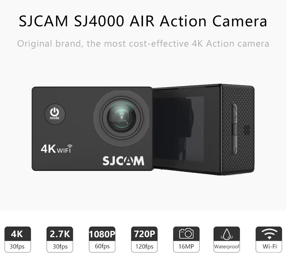 Outdoor Adventure Images - SJCAM SJ4000 Air Cámara de Acción
