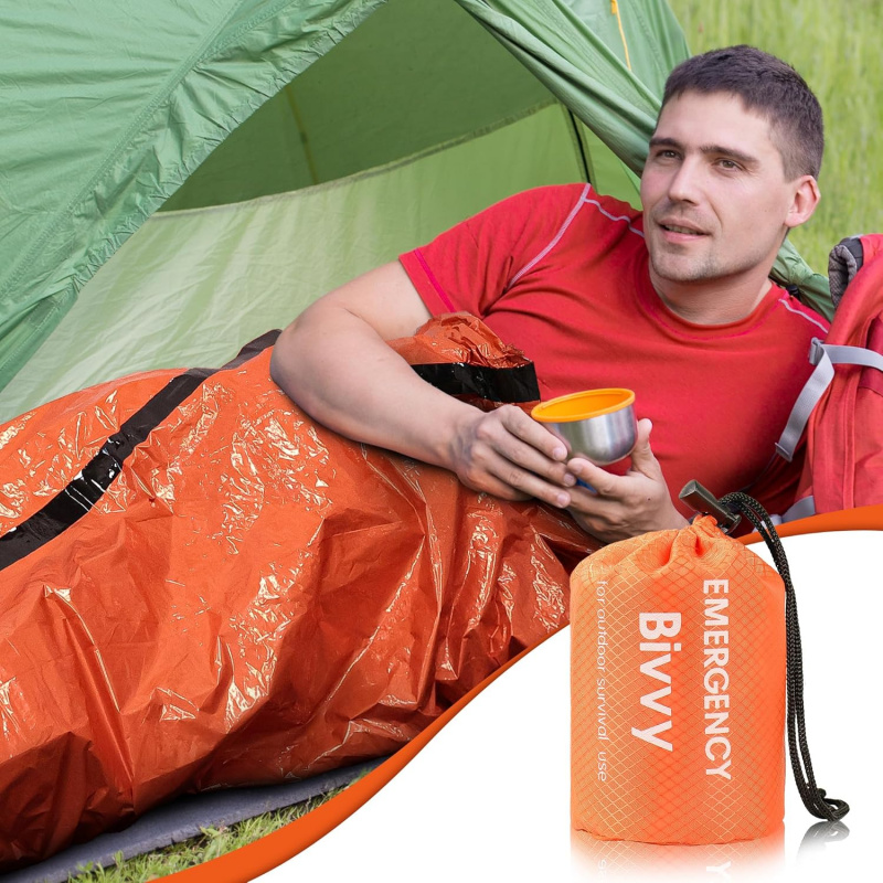 Bivy Sack Lightweight - Saco de dormir de emergencia, manta