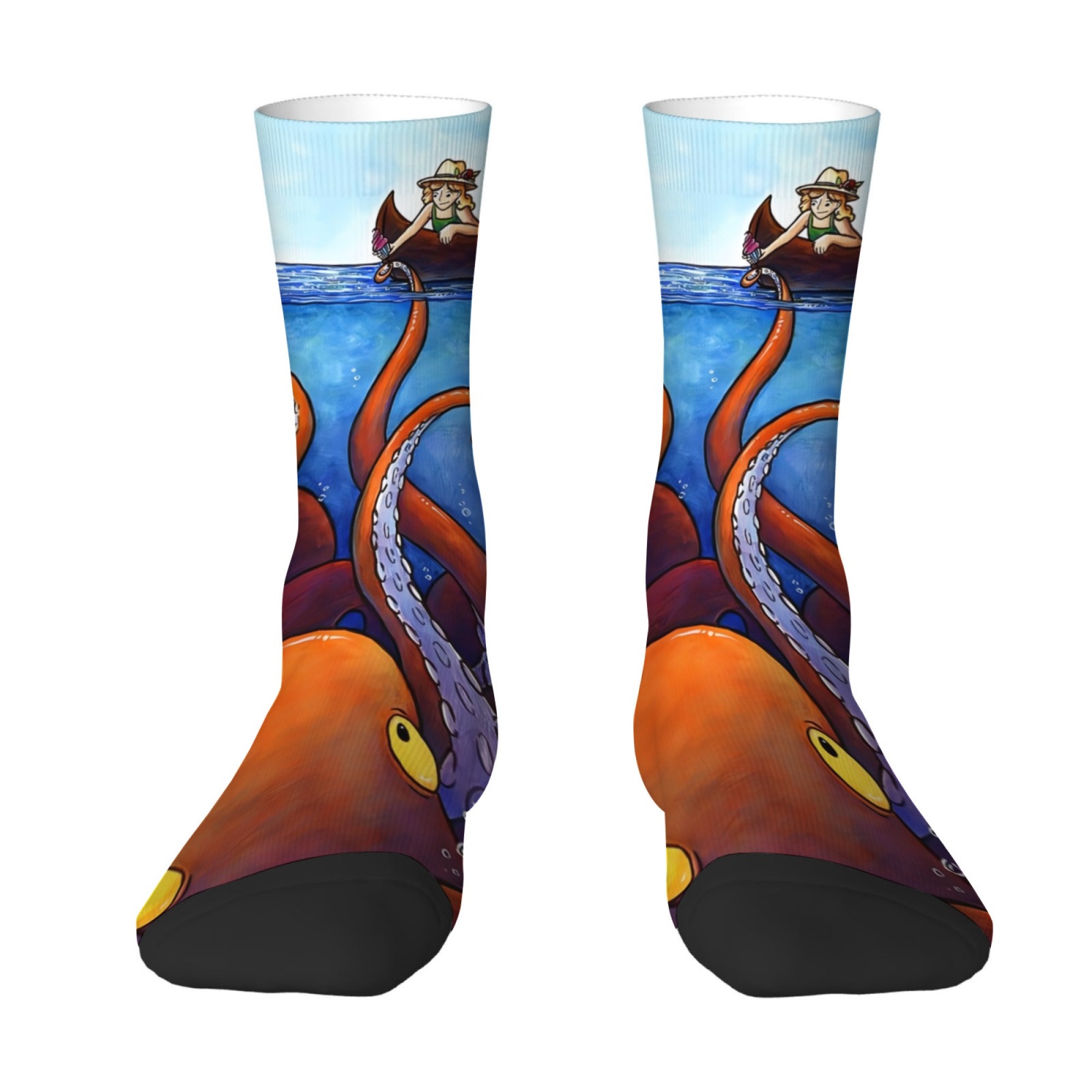 Outdoor Adventure Youtube - Calcetines con estampado Ocean Adventure, suaves,