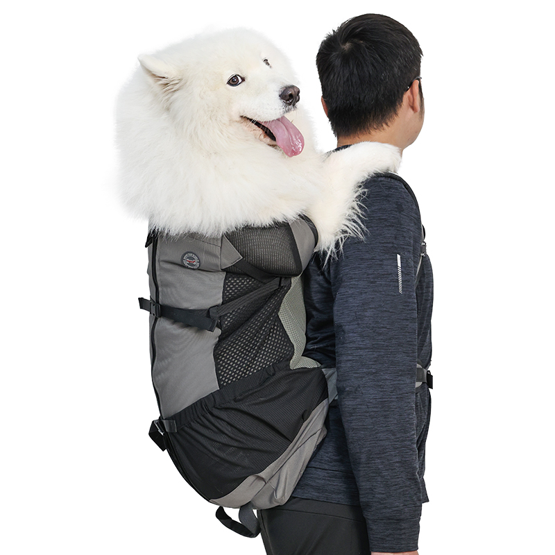 Outdoor Adventure Farm - Mochila grande para perros de malla