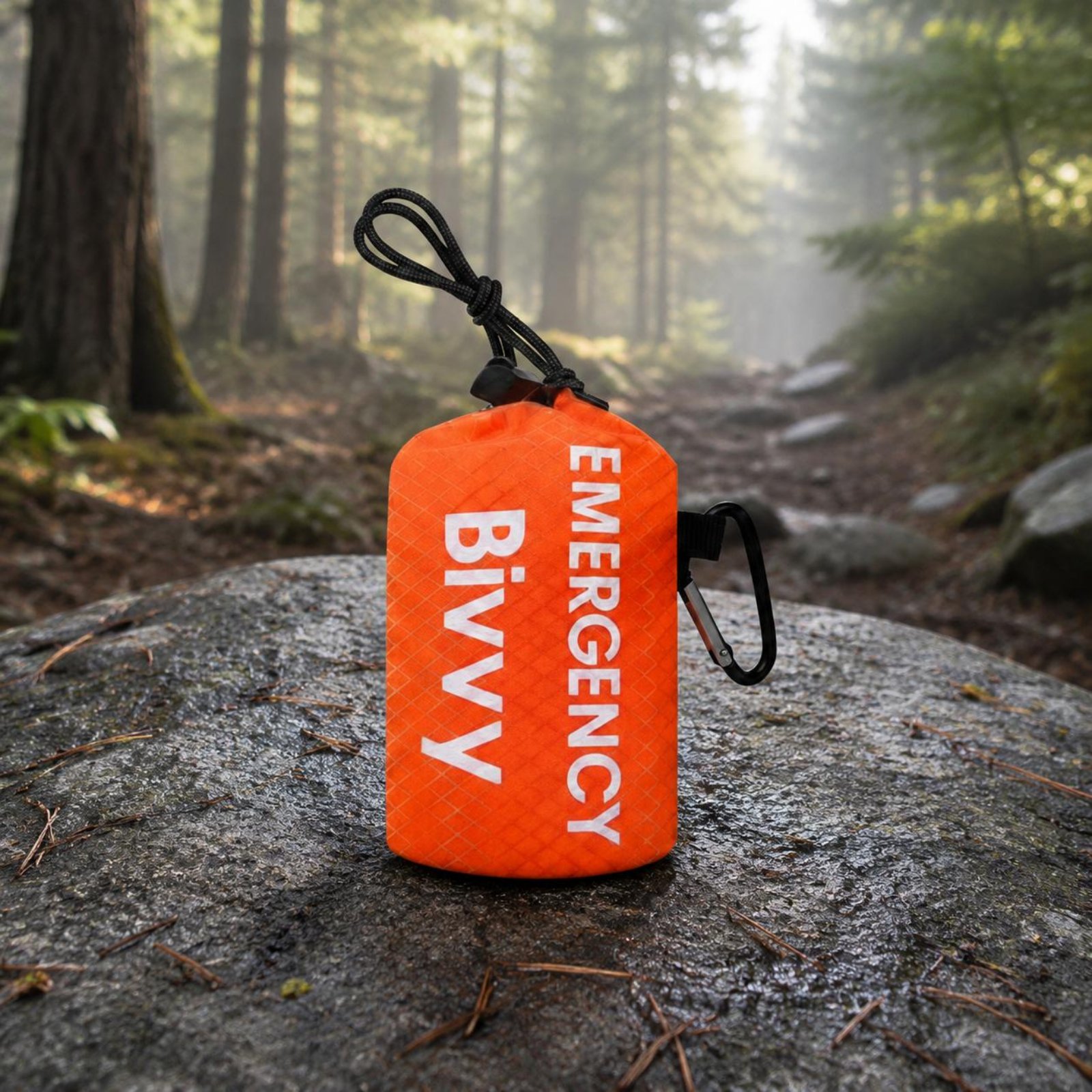 Bivy Sack Lightweight - Bolsa de Emergencia Ligera, Aislante Térmica,