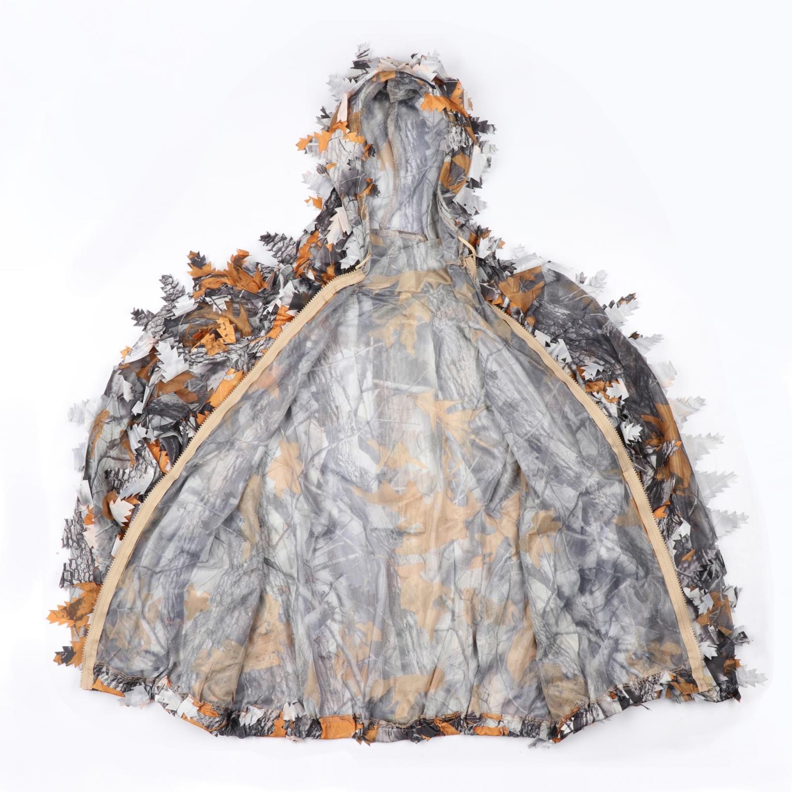 Traje Ghillie 3D con Hojas, Ch - Outdoor Adventure Farm reseña y precio