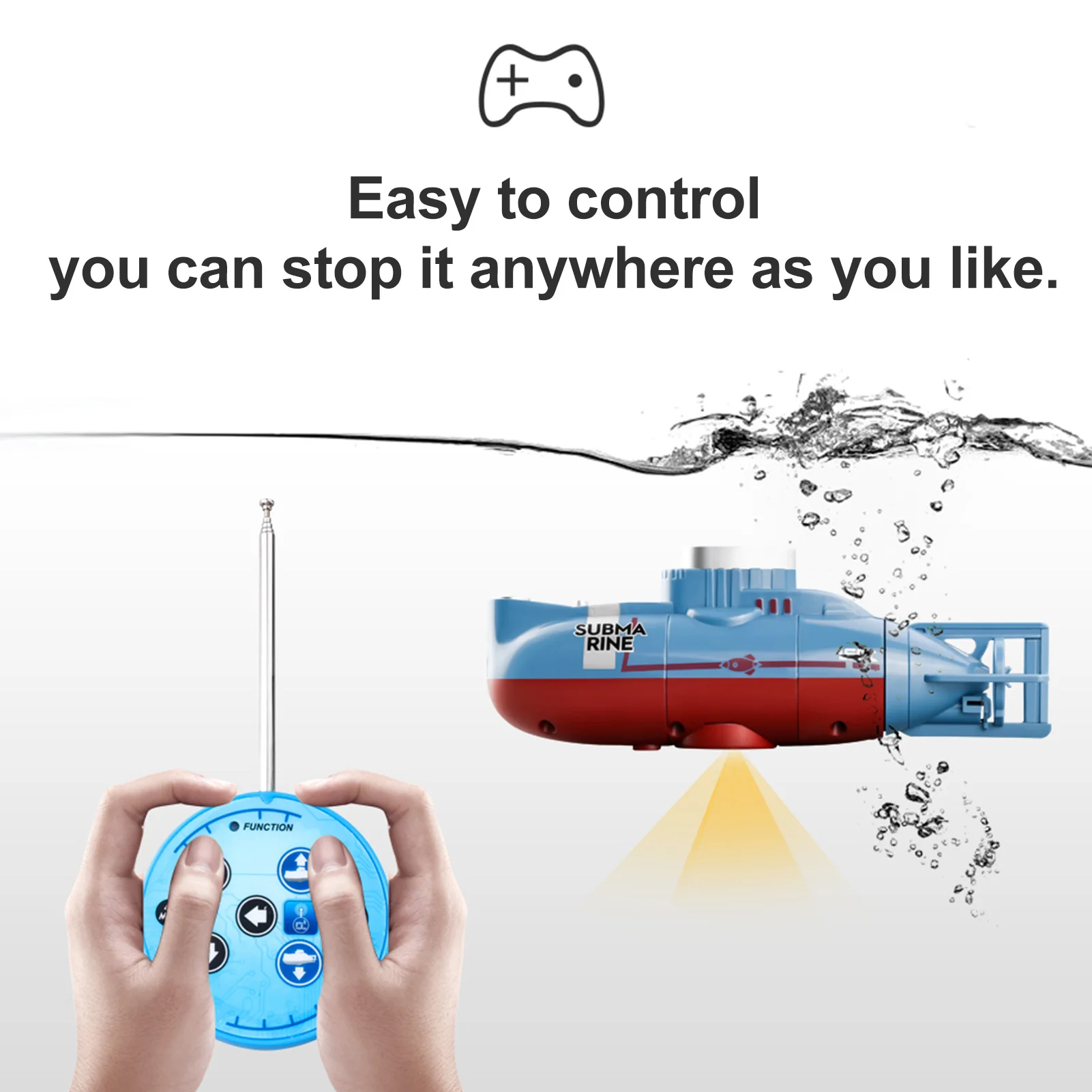 Mini Submarino RC de Simulació - Outdoor Adventure Toys reseña y precio
