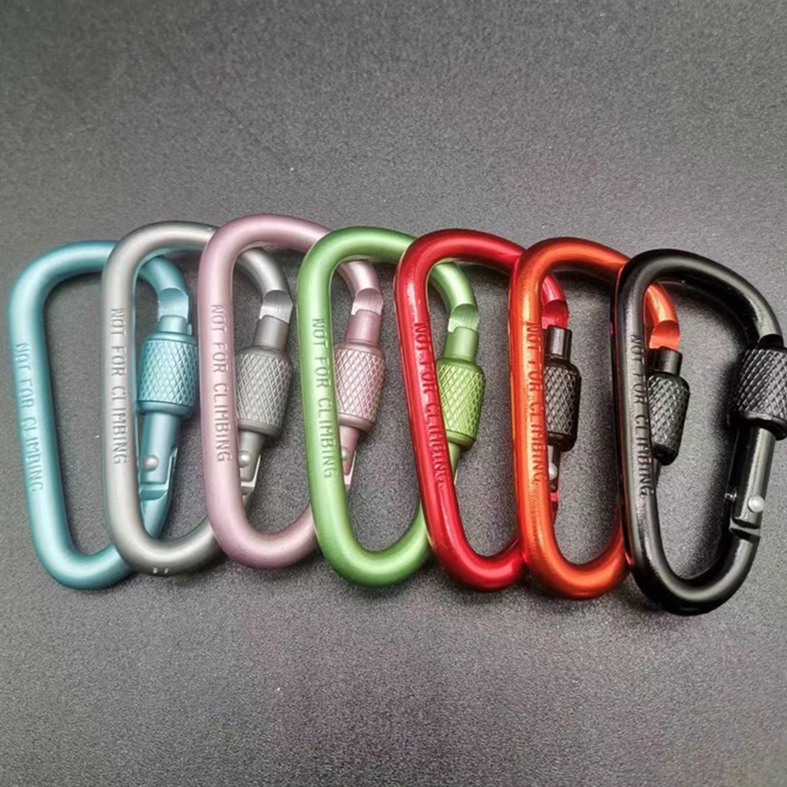 Mosquetón de aluminio en forma - Carabiner Locking D reseña y precio