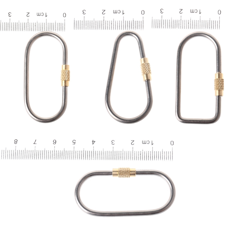 Mosquetón de bloqueo de titani - Carabiner Locking D reseña y precio