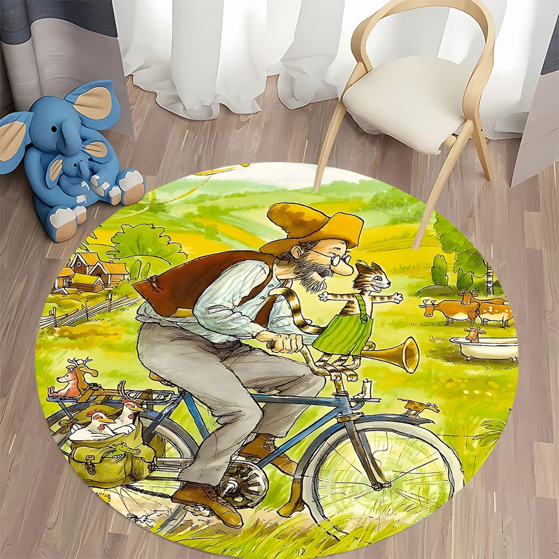 ¡Envío gratis! Alfombra redond - Outdoor Adventure Farm reseña y precio