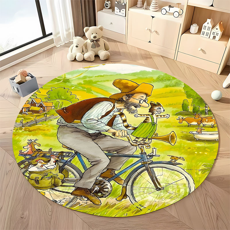 ¡Envío gratis! Alfombra redond - Outdoor Adventure Farm reseña y precio