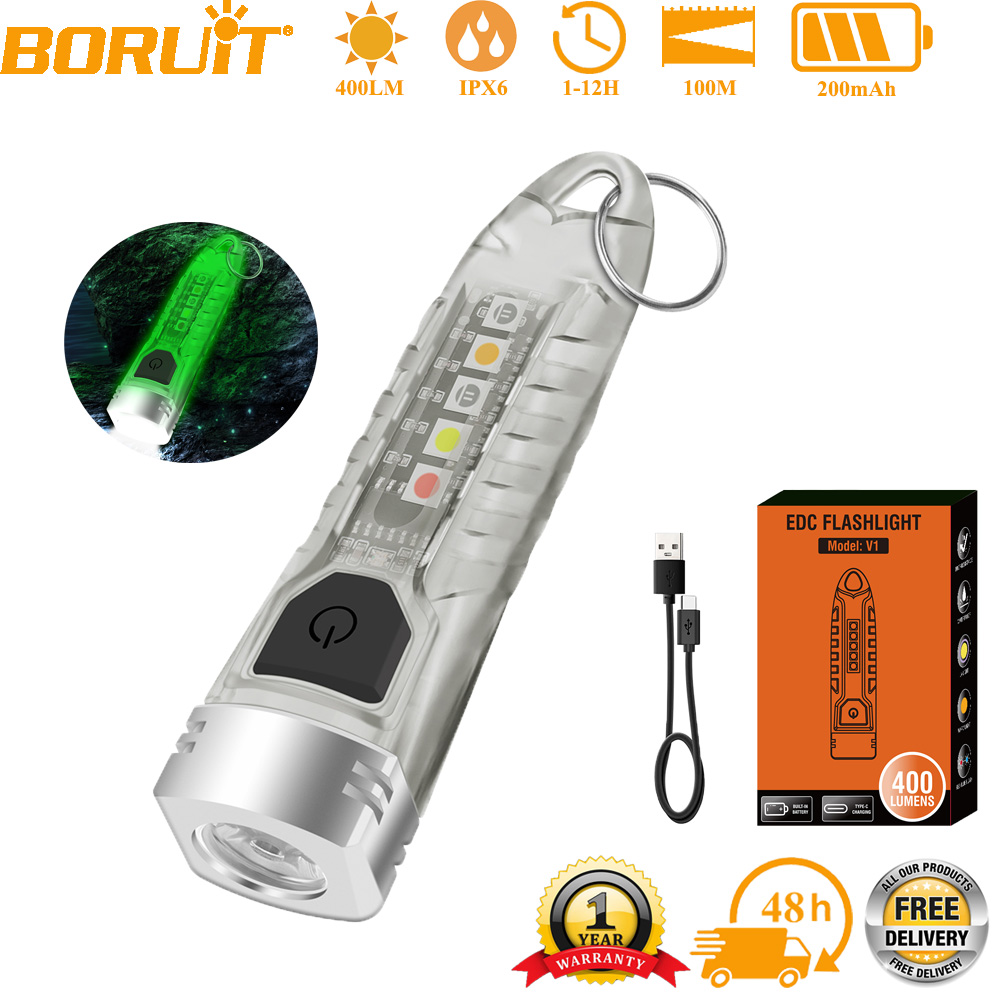 Linterna LED BORUiT V1, Linter - Outdoor Adventure Inc reseña y precio