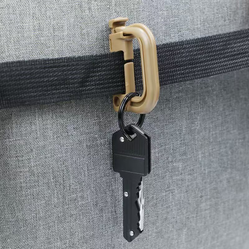 Mosquetón táctico con anilla e - Carabiner Locking D reseña y precio