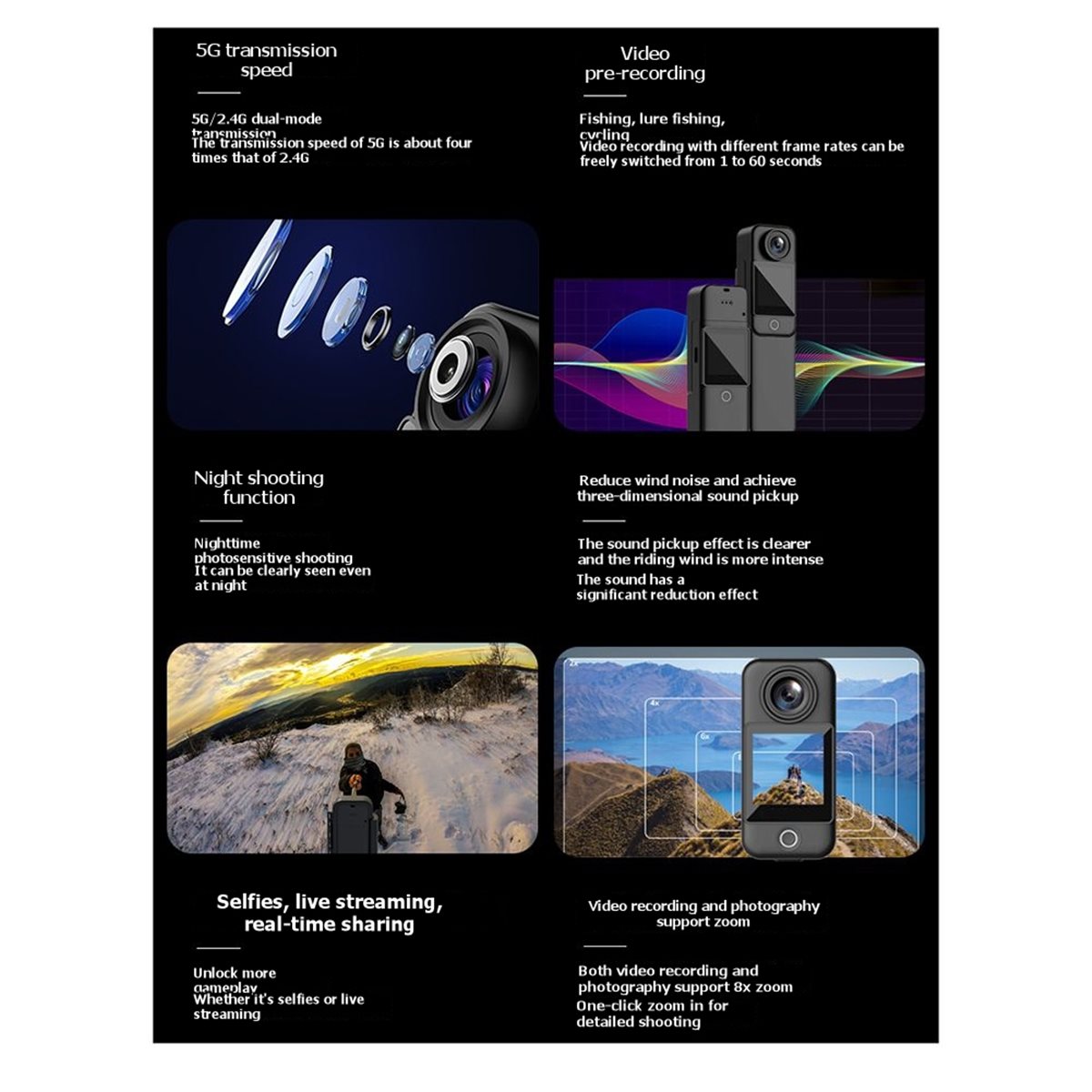 【Nueva Versión Mejorada】 Cámar - Outdoor Adventure Images reseña y precio