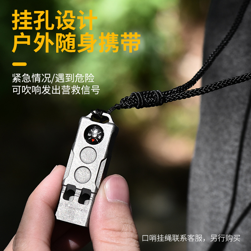 Silbato de Supervivencia Compa - Outdoor Adventure Youtube reseña y precio